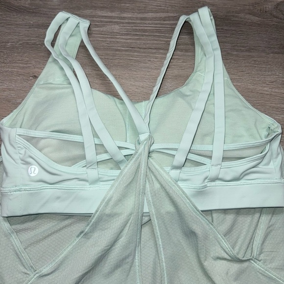 Lululemon Flow Y 2-1 tank  size 12 - Picture 6 of 9